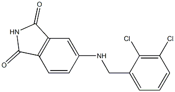 5-{[(2,3-dichlorophenyl)methyl]amino}-2,3-dihydro-1H-isoindole-1,3-dione 구조식 이미지