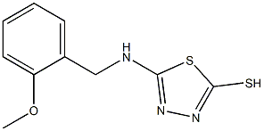 5-{[(2-methoxyphenyl)methyl]amino}-1,3,4-thiadiazole-2-thiol Structure