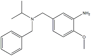 5-{[benzyl(propan-2-yl)amino]methyl}-2-methoxyaniline 구조식 이미지