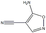 5-amino-1,2-oxazole-4-carbonitrile 구조식 이미지