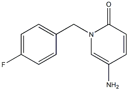 5-amino-1-[(4-fluorophenyl)methyl]-1,2-dihydropyridin-2-one 구조식 이미지