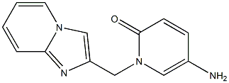5-amino-1-{imidazo[1,2-a]pyridin-2-ylmethyl}-1,2-dihydropyridin-2-one 구조식 이미지