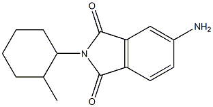 5-amino-2-(2-methylcyclohexyl)-2,3-dihydro-1H-isoindole-1,3-dione Structure