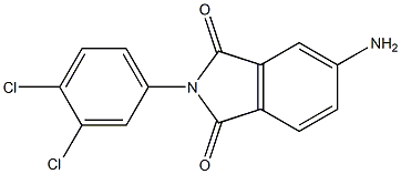 5-amino-2-(3,4-dichlorophenyl)-2,3-dihydro-1H-isoindole-1,3-dione 구조식 이미지
