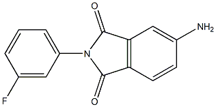 5-amino-2-(3-fluorophenyl)-2,3-dihydro-1H-isoindole-1,3-dione 구조식 이미지