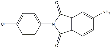 5-amino-2-(4-chlorophenyl)-2,3-dihydro-1H-isoindole-1,3-dione 구조식 이미지