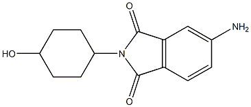 5-amino-2-(4-hydroxycyclohexyl)-2,3-dihydro-1H-isoindole-1,3-dione Structure