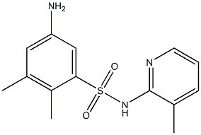5-amino-2,3-dimethyl-N-(3-methylpyridin-2-yl)benzene-1-sulfonamide Structure