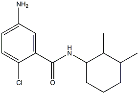 5-amino-2-chloro-N-(2,3-dimethylcyclohexyl)benzamide 구조식 이미지