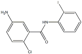 5-amino-2-chloro-N-(2-iodophenyl)benzamide 구조식 이미지