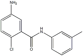 5-amino-2-chloro-N-(3-methylphenyl)benzamide Structure