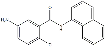 5-amino-2-chloro-N-(naphthalen-1-yl)benzamide 구조식 이미지