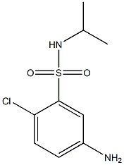 5-amino-2-chloro-N-(propan-2-yl)benzene-1-sulfonamide 구조식 이미지
