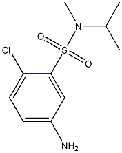 5-amino-2-chloro-N-methyl-N-(propan-2-yl)benzene-1-sulfonamide Structure