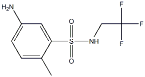 5-amino-2-methyl-N-(2,2,2-trifluoroethyl)benzene-1-sulfonamide 구조식 이미지