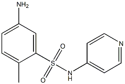 5-amino-2-methyl-N-(pyridin-4-yl)benzene-1-sulfonamide Structure