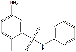 5-amino-2-methyl-N-phenylbenzene-1-sulfonamide 구조식 이미지