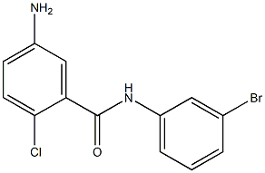 5-amino-N-(3-bromophenyl)-2-chlorobenzamide 구조식 이미지