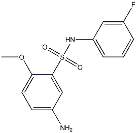5-amino-N-(3-fluorophenyl)-2-methoxybenzene-1-sulfonamide Structure