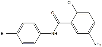 5-amino-N-(4-bromophenyl)-2-chlorobenzamide 구조식 이미지