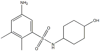 5-amino-N-(4-hydroxycyclohexyl)-2,3-dimethylbenzene-1-sulfonamide Structure