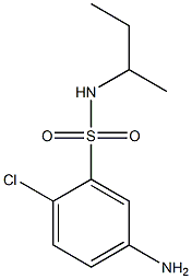 5-amino-N-(butan-2-yl)-2-chlorobenzene-1-sulfonamide 구조식 이미지