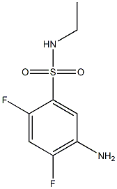 5-amino-N-ethyl-2,4-difluorobenzene-1-sulfonamide 구조식 이미지