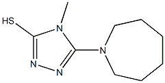 5-azepan-1-yl-4-methyl-4H-1,2,4-triazole-3-thiol Structure