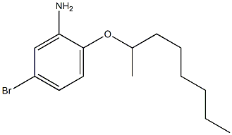 5-bromo-2-(octan-2-yloxy)aniline Structure