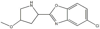 5-chloro-2-(4-methoxypyrrolidin-2-yl)-1,3-benzoxazole Structure