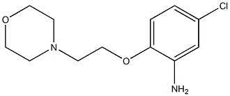 5-chloro-2-[2-(morpholin-4-yl)ethoxy]aniline Structure