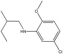 5-chloro-2-methoxy-N-(2-methylbutyl)aniline 구조식 이미지