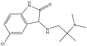 5-chloro-3-{[2-(dimethylamino)-2-methylpropyl]amino}-2,3-dihydro-1H-indol-2-one 구조식 이미지