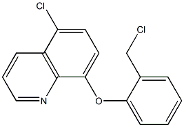 5-chloro-8-[2-(chloromethyl)phenoxy]quinoline 구조식 이미지
