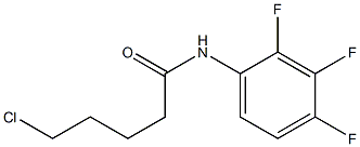 5-chloro-N-(2,3,4-trifluorophenyl)pentanamide Structure