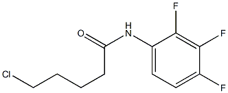 5-chloro-N-(2,3,4-trifluorophenyl)pentanamide 구조식 이미지