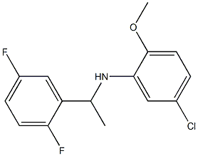 5-chloro-N-[1-(2,5-difluorophenyl)ethyl]-2-methoxyaniline 구조식 이미지