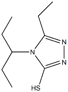 5-ethyl-4-(pentan-3-yl)-4H-1,2,4-triazole-3-thiol Structure