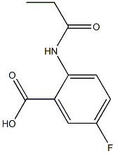 5-fluoro-2-(propionylamino)benzoic acid Structure