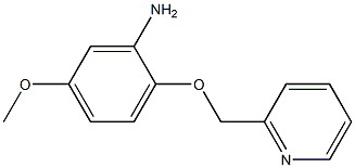 5-methoxy-2-(pyridin-2-ylmethoxy)aniline Structure
