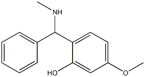 5-methoxy-2-[(methylamino)(phenyl)methyl]phenol 구조식 이미지