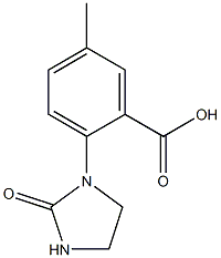 5-methyl-2-(2-oxoimidazolidin-1-yl)benzoic acid 구조식 이미지