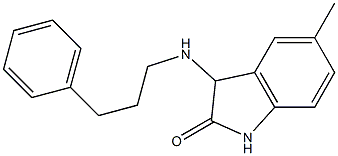 5-methyl-3-[(3-phenylpropyl)amino]-2,3-dihydro-1H-indol-2-one 구조식 이미지