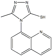 5-methyl-4-(quinolin-8-yl)-4H-1,2,4-triazole-3-thiol Structure