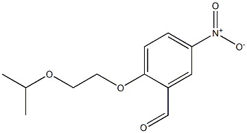 5-nitro-2-[2-(propan-2-yloxy)ethoxy]benzaldehyde Structure