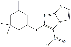 5-nitro-6-[(3,3,5-trimethylcyclohexyl)oxy]imidazo[2,1-b][1,3]thiazole Structure