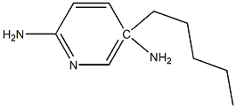 5-N-pentylpyridine-2,5-diamine 구조식 이미지