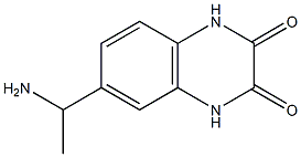 6-(1-aminoethyl)-1,2,3,4-tetrahydroquinoxaline-2,3-dione 구조식 이미지