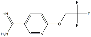 6-(2,2,2-trifluoroethoxy)pyridine-3-carboximidamide Structure