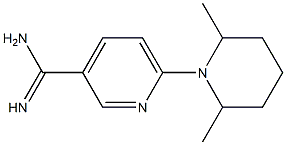 6-(2,6-dimethylpiperidin-1-yl)pyridine-3-carboximidamide Structure